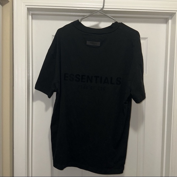 Fear of God Essentials Black & Grey T-Shirt - Picture 2 of 6